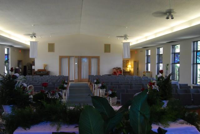 Front View of Large Chapel