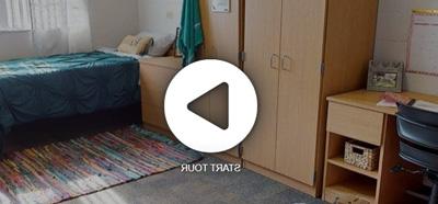 3D Tour Button - Evans Hall Double Bed Layout