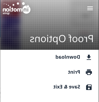 Proof download menu