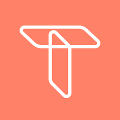 A logo or icon for Talk Campus; the letter 