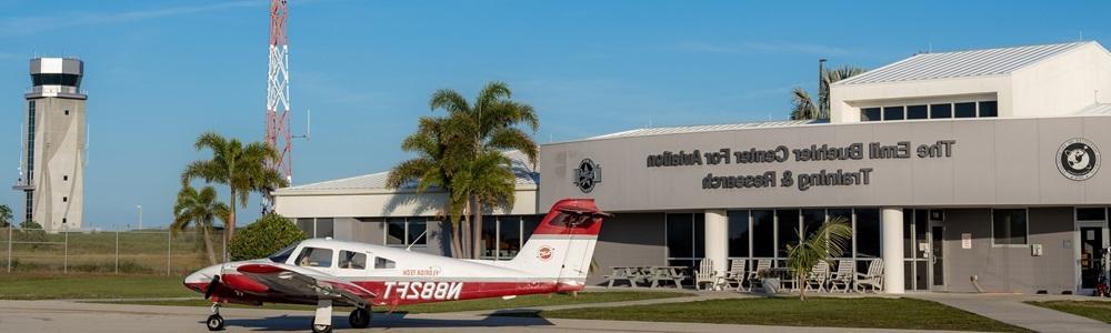 The Buehler center is located at the Melbourne Orlando International airport